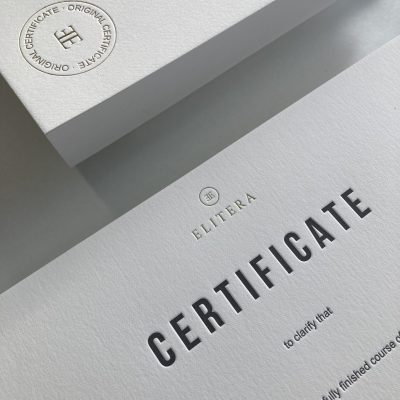 sertifikatu diplomu gamyba spauda