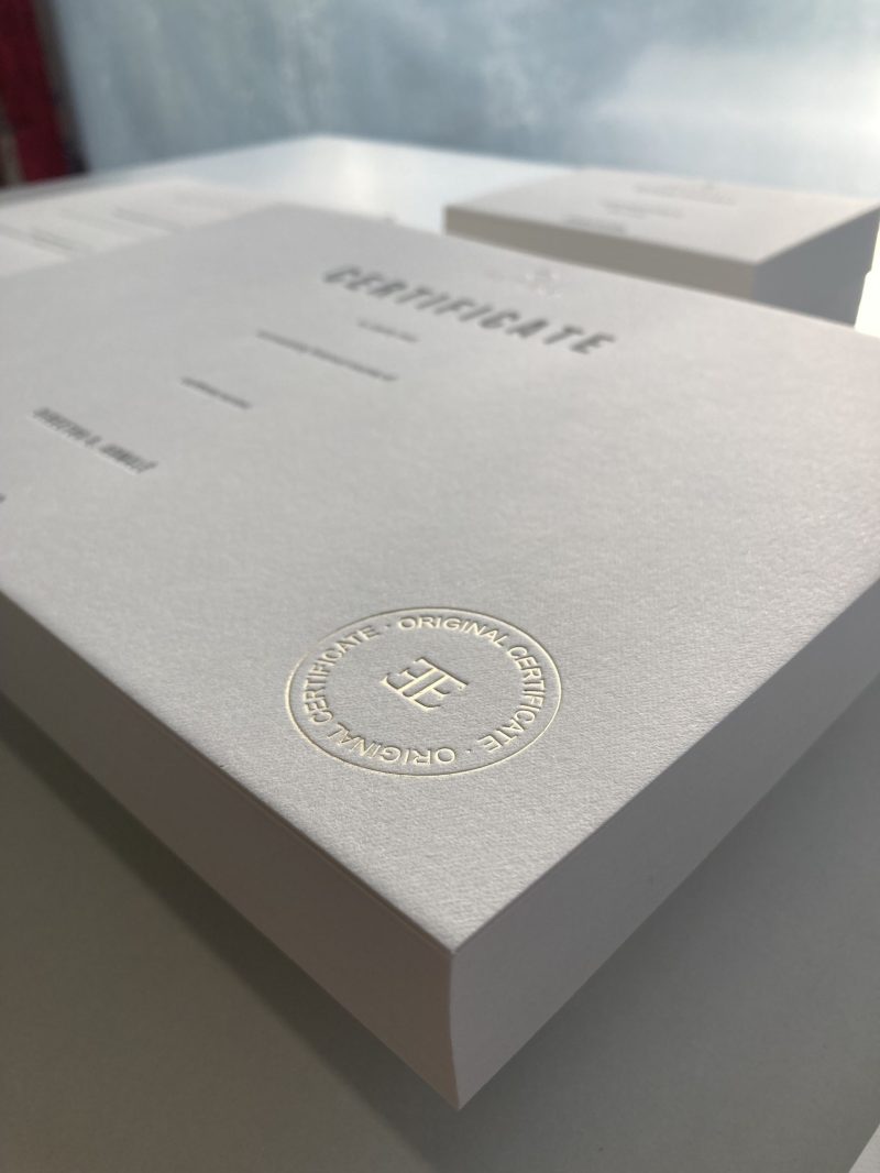 sertifikatu diplomu gamyba spauda